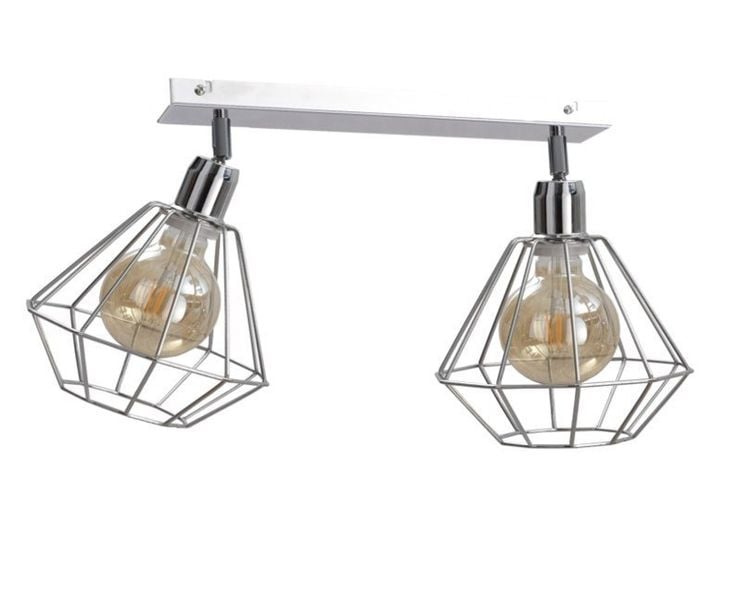 Spot 2xE27 FOSKAL SILVER zdjęcie 1