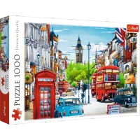 Puzzle 1000 Elementów. Ulica Londynu