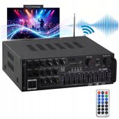 MINI WZMACNIACZ HIFI FM BLUETOOTH PODWÓJNY KANAŁ Z PILOTEM SD/USB