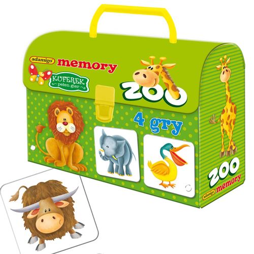 ADAMIGO Gra pamięciowa Memory "Zoo" na Arena.pl