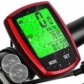 Licznik rowerowy WODOODPORNY termometr tryb noc PRĘDKOŚCIOMIERZ LCD
