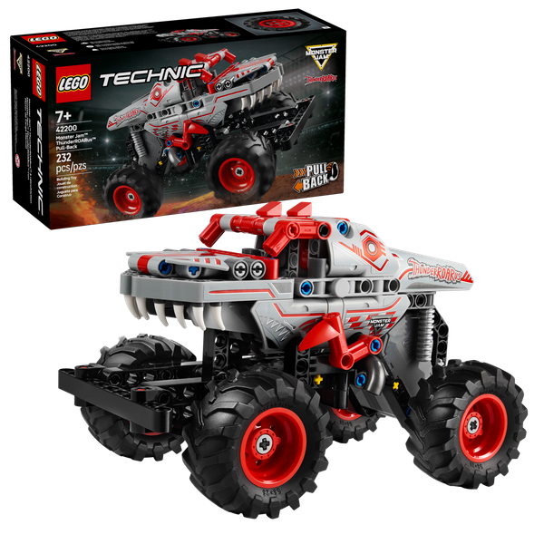 LEGO Technic Monster Jam ThunderROARus z napędem typu pull-back 42200 zdjęcie 1