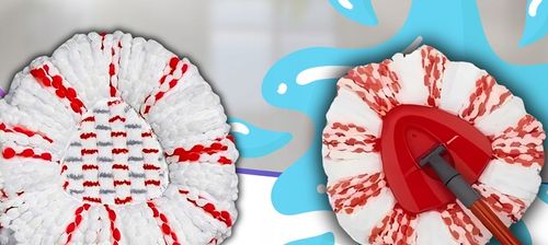 4x WKŁAD NAKŁADKA DO MOPA OBROTOWEGO VILEDA TURBO NOWY MODEL MOPOWANIE 3W1 na Arena.pl