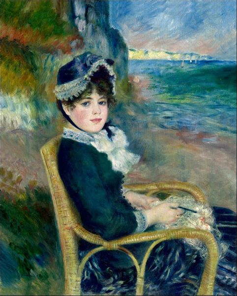 By the Seashore, Auguste Renoir - plakat 61x91,5 cm zdjęcie 1