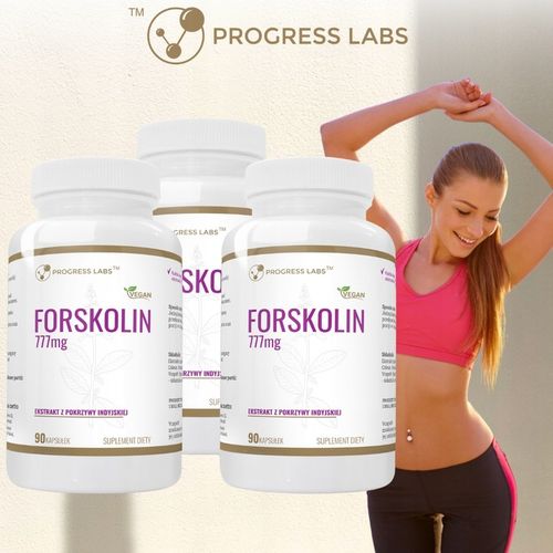 Forskolin 777mg SPALACZ TŁUSZCZU WAGA POKRZYWA INDYJSKA FORKOLINA 270 kap na Arena.pl