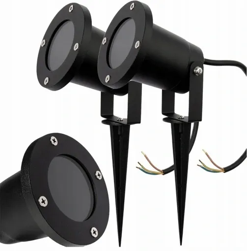 2x Lampa Ogrodowa REFLEKTOR LED z Przewodem zdjęcie 1