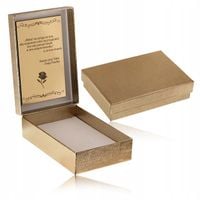 ZŁOTE PUDELKO / OPAKOWANIE PREZENTOWE Z GRAWEREM / NA BIŻUTERIĘ PREZENT