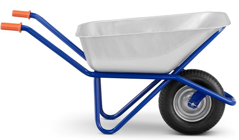 Taczka budowlana ogrodowa ocynkowana mocna KPGD-567 140 L / 210 kg zdjęcie 7