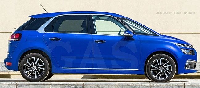 CITROEN C4 PICASSO - Listwy CHROM na drzwi boczne dekoracyjne chromowane zdjęcie 4