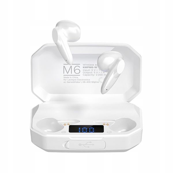 Słuchawki Bluetooth K&M POWERBANK ładowarka USB zdjęcie 14