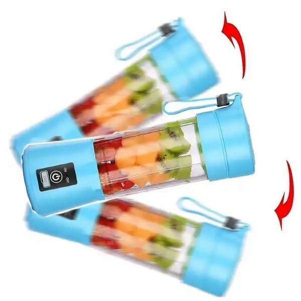 BLENDER MIKSER TURYSTYCZNY USB AKUMULATOR 380ML PRZENOŚNY SHAKER zdjęcie 13