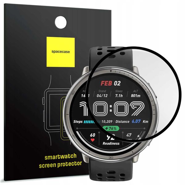 Spacecase Sw Hybrid Glass Amazfit Active 2 zdjęcie 1