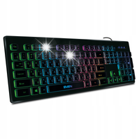 SVEN KB-C7500EL klawiatura cyrylica rosyjska Ukraina podświetlana RGB