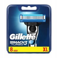 GILLETTE MACH 3 TURBO ORYGINALNE OSTRZA 8szt