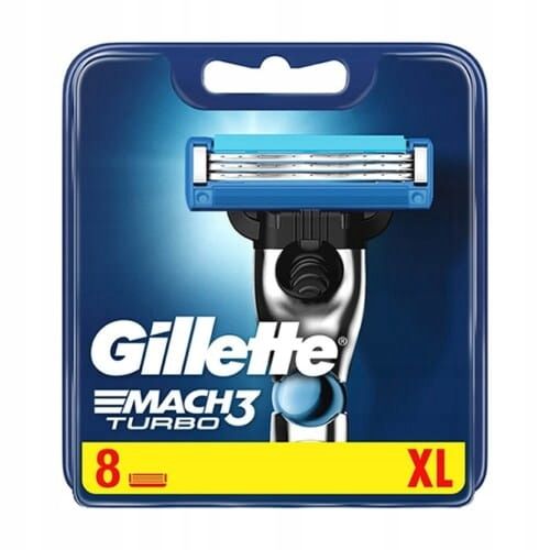 GILLETTE MACH 3 TURBO ORYGINALNE OSTRZA 8szt na Arena.pl