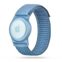 pasek bransoletka na lokalizator apple airtag dla dzieci - niebieska