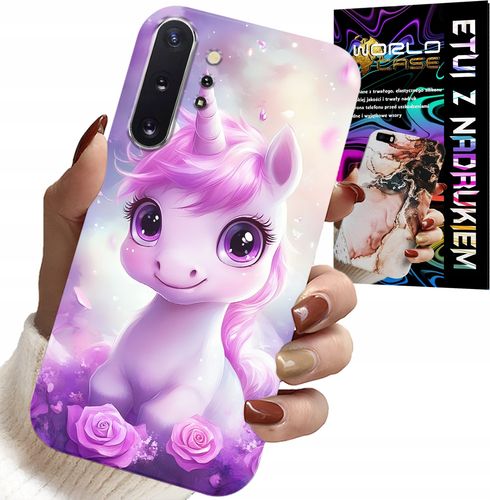 ETUI DO SAMSUNG NOTE 10 PLUS - SŁODKI JEDNOROŻEC, WZORY DLA DZIECI CASE na Arena.pl