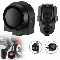 Wodoodporny alarm rowerowy 115db, alarm rowerowy z pilotem bezprzewodowy
