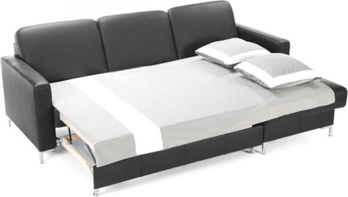 Narożnik Rozkładany Rogówka do Salonu Skóra Basic na Arena.pl