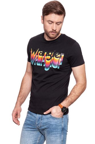 WRANGLER LOGO TEE BLACK W7B62FQ01 M na Arena.pl