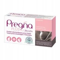 PREGNA PLUS Bez żelaza 30 kaps. dla kobiet w ciąży