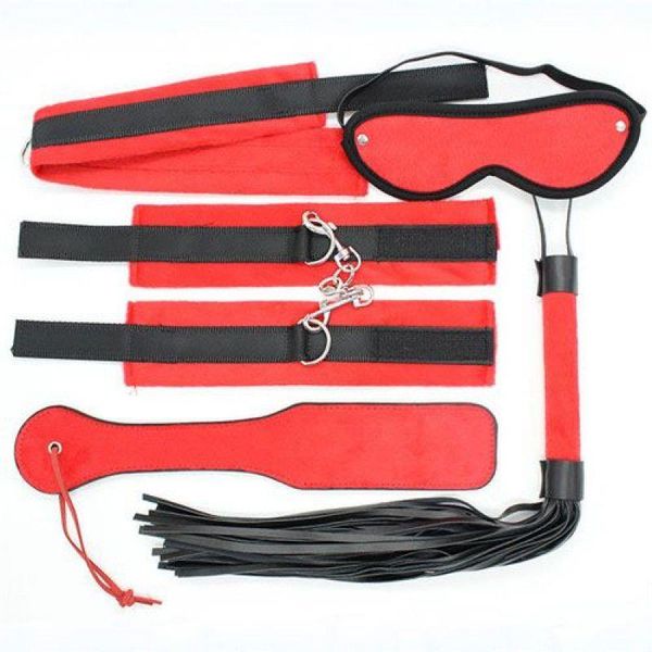Pejcz-Bondage Kit Red zdjęcie 1