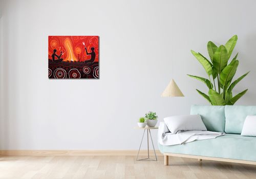 Obraz 60x50cm Taniec dla Boga Ognia na Arena.pl