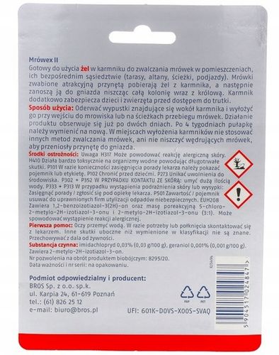 bros mrówex preparat w karmniku na mrówki - 4 szt. na Arena.pl
