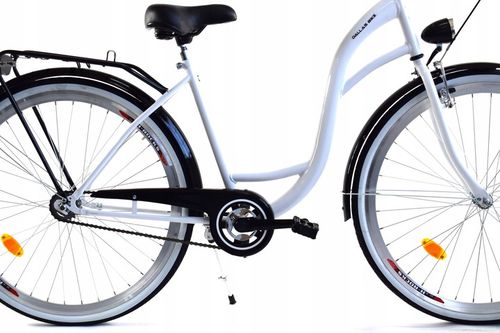 Damski rower miejski damka DALLAS 28 + kosz GRATIS na Arena.pl