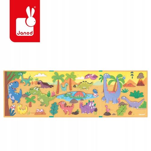 Układanka Magnetyczna Dinozaury Magneti'stories dla dzieci, 3 lata+, Janod na Arena.pl