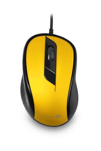 Mysz Connect IT CMO-1200 (CMO-1200-YL) Żółta na Arena.pl