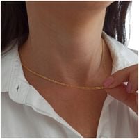 Łańcuszek srebrny pancerka pozłacany 50cm 2.1mm 925