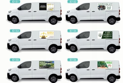 Reklama Naklejka na samochód WIELE RÓŻNYCH WZORÓW do wyboru ADWOKAT na Arena.pl