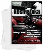 ulotki A6 reklamowe firmowe 1000 szt różne wzory AUTO KOSMETYKA
