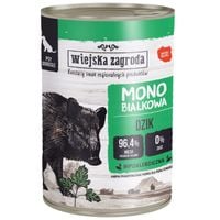 mokra karma dla psa dzik 400g monobiałkowa wiejska zagroda hipoalergiczna