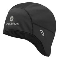 2 x Czapka Rowerowa Rockbros Pod Kask Zimowa Termoaktywna Polar Czarna