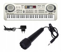 KEYBOARD DLA DZIECI PIANINO ELEKTRONICZNE + MIKROFON DLA POCZĄTKUJĄCYCH