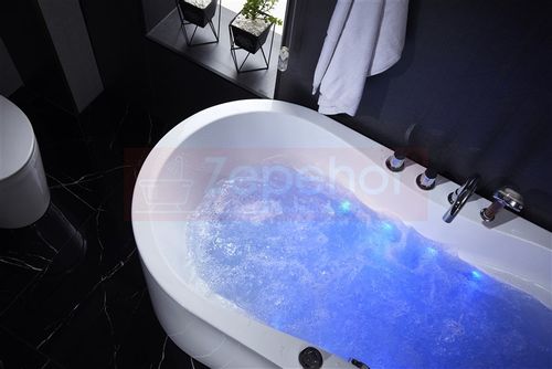 PIĘKNA OWALNA WANNA Z HYDROMASAŻEM 170X80 z 1 ODLEW GRZAŁKA na Arena.pl