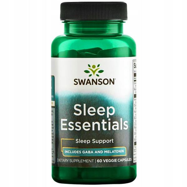 SWANSON Sleep Essentials KOZŁEK Melatonina GABA zdjęcie 2