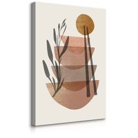 Obraz Na Ścianę Do Salonu Akwarele Styl Boho Natura Abstrakcja 40cm x 60cm