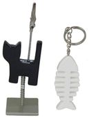 Fotoklip kot + breloczek ość