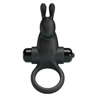 pretty love   vibrant penis ring i black