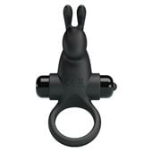 pretty love   vibrant penis ring i black
