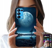 ETUI DO OPPO FIND X3 LITE - PEŁNIA KSIĘŻYCA KSIĘŻYC FUTERAŁ + FOLIA