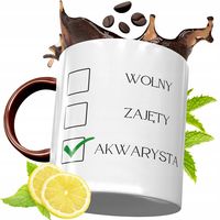 Kubek Bordowy Dla Akwarysty Na Urodziny Prezent Z Nadrukiem Ze Zdjęciem