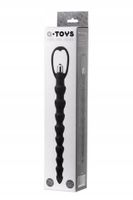 a toys, anal vibration chain, silicone, black, 32,7 cm