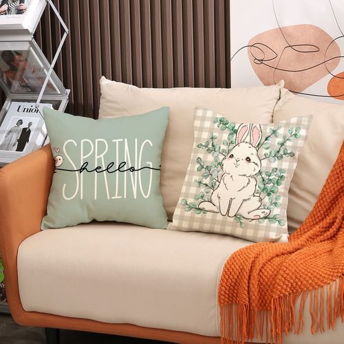 poszewka na poduszkę 45 x 45 cm motyw wiosenny boho pod135 na Arena.pl