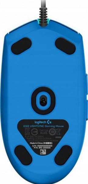 Mysz przewodowa LOGITECH G102 Lightsync Niebieski zdjęcie 5