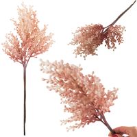 GAŁĄZKA OZDOBNA RÓŻOWA SZTUCZNA DEKORACYJNA POLNA