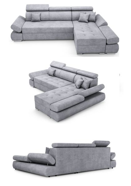 Narożnik Kalifornia rogówka ruchome zagłówki dwa wzory do wyboru zdjęcie 11